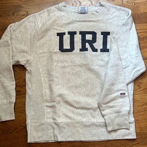 URI university of Rhode Island crew neck sweatshirt
